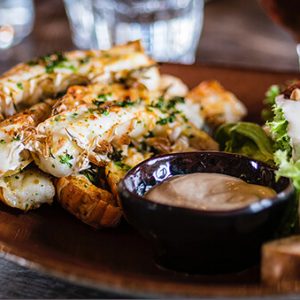 Crispy Duck Salad in Danish Style